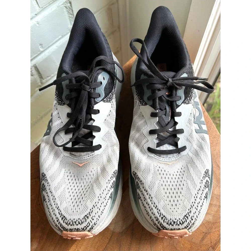 Hoka Women's Challenger ATR 7 Trail Run Sneakers 10.5 Wide Harbor Mist Spruce